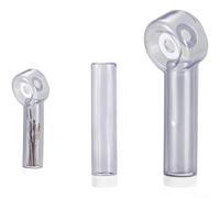 ZWEquipint Housse anti-poussière transparente 2 en 1 pour perceuse à percussion combinant confinement la poussière et stockage de la poussière Bague d'étanchéité avant ergonomique antidérapante éponge