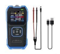 ZWEquipint HRM-10 Testeur de résistance interne, écran couleur TFT testeur de tension de batterie avec sonde Kelvin 4 fils, plage 0-100 V CC et 0-200 Ω, tri des données et exportation PC pour analyse