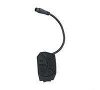 ZWEquipint Interrupteur de commande pour scooter électrique 7 fonctions, phare étanche 6 broches pour klaxon, bouton clignotant pour conduite en extérieur, plastique noir