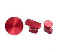 ZWEquipint Joints de réparation de bosses en alliage d'aluminium, tampons d'extraction à tête ronde épaisses, pour aplatissement des bosses de carrosserie, kit d'outils automobiles réutilisables