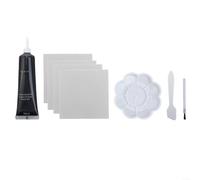 ZWEquipint Kit de rénovation crème pour sièges de voiture, canapés, meubles, 50 ml, réparateur de colle, fissures, brûlures, épluchage, blanc et noir (50 ml)