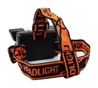 ZWEquipint Lampe frontale LED rechargeable avec 5 lumières vives et COB 4 modes 90° réglable pour camping, randonnée, course à pied, chargement USB, longue durée de vie jusqu'à 20 heures, lumière