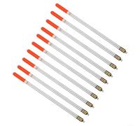 ZWEquipint Lot de 10 flotteurs et flotteurs de pêche en plastique multi-usages pour la pêche à la ligne en mer, en glace, en lac, design lumineux qui ne se décolore pas (givré 2,5 g)