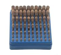 ZWEquipint Lot de 100 meules de polissage pour outils rotatifs, tige en alliage de 3,2 mm pour métal, verre pour moule, 50 formes cylindriques et 50 formes