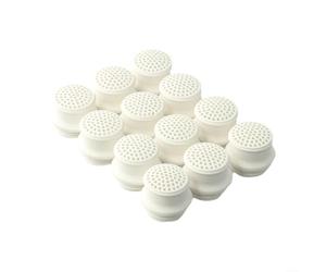 ZWEquipint Lot de 12 têtes de buse en céramique pour lanternes à kérosène à pression, embouts de brûleur de lampe à huile pour Petromax, pièces de rechange essentielles pour camping, randonnée et