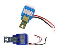 ZWEquipint Lot de 2 capteurs de cellule photoélectrique CC 12 V 24 V 10 A - Interrupteur marche/arrêt automatique pour lampadaire solaire - Contrôle d'usine