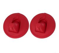 ZWEquipint Lot de 2 couvercles de peinture avec becs verseurs, bec rétractable pour un rangement sans désordre, joint hermétique pour canettes de 3,8 l, caoutchouc thermoplastique flexible pour le