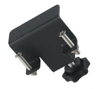 ZWEquipint Lot de 2 pinces de montage de porte d'armoire pour installation de cadre, clip de fixation en acier inoxydable avec espace de 2 mm, aucun poinçon nécessaire, outil de support pour placard