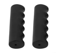 ZWEquipint Lot de 2 poignées de rechange en caoutchouc noir pour brouette, housses antidérapantes et résistantes aux intempéries, pour chariots de jardin 22, 30 mm de diamètre intérieur (118 x 27 mm)
