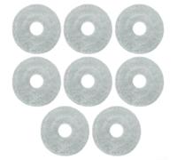 ZWEquipint Lot de 8/10 serpillères en microfibre pour Xiaomi X20 Max Pro X20+ X10+, compatibles avec aspirateur robot DREAME L10s, L10, L20, X40, lot de 8/10