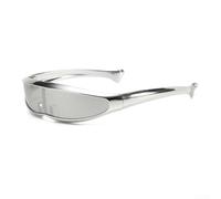 ZWEquipint Lunettes de soleil de forme unique pour femme UV400 Cadre en plastique pour cyclisme, conduite, pêche, sports de plein air