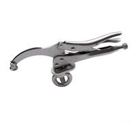 ZWEquipint Pince de serrage de 22,9 cm, acier au carbone avec placage zinc, profondeur de gorge de 6,3 cm, libération rapide pour le travail du bois et du métal, pour la plupart des tables de