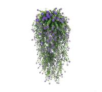 ZWEquipint Plantes artificielles à suspendre, camélia, eucalyptus, 76,2 cm, décoration murale réaliste pour intérieur ou extérieur, terrasse, jardin, feuilles en plastique résistantes aux intempéries