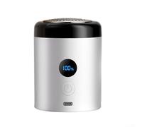 ZWEquipint Rasoir à tissu rechargeable avec moteur 3 W, anti-peluches électrique portable, pour pulls et tondeuse compacte pour boules de poils gris (blanc)