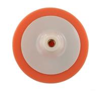 ZWEquipint Roue éponge de polissage de voiture de 17,8 cm pour machine à polir M16, disque de cirage et de polissage en mousse orange pour l'entretien et l'entretien du véhicule