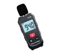 ZWEquipint Sonomètre numérique GT1359 30-130 dB Détecteur de bruit avec rétro-éclairage Réponse rapide Testeur de décibels ABS Stockage de données pour utilisation industrielle et CVC Économie