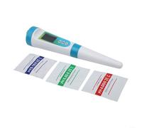 ZWEquipint Stylo PH pour la validation des aliments dans les restaurants, services de restauration, traitement de l'eau, écran LCD, compensation automatique de la température, lectures rapides et