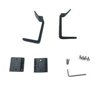 ZWEquipint Support de câble pour boîte à outils, support de cordon d'angle en alliage d'aluminium, organisateur de fils anti-nœuds, installation facile par pince, noir