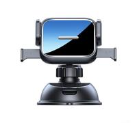 ZWEquipint Support de téléphone de voiture pour tableau de bord - Rotation à 360 ° - Réglable - Bras en silicone antidérapant pour une conduite sûre - Noir