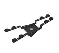 ZWEquipint Support de toit Starlink pour Gen 3 avec 8 bases, support en métal pour voiture, bateau, camping-car, van, réglable verticalement, aucun outil nécessaire