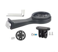 ZWEquipint Support d'ordinateur de vélo en alliage d'aluminium pour potence de vélo S-WORKS, compatible avec Garmin et pour GPS Bryton Cycling Noir