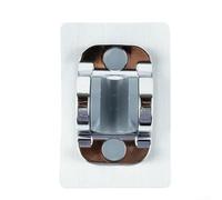 ZWEquipint Support mural réglable pour pommeau de douche, support autocollant en plastique ABS pour salle de bain, hôtel, salle de sport, support de pulvérisateur à angle réglable, noir (argent)