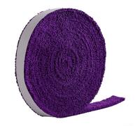 ZWEquipint Surgrip en fibre de 100 m de long pour raquettes de badminton, tennis, squash avec poignée antidérapante absorbant la transpiration (violet)