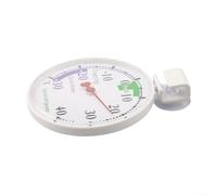 ZWEquipint Thermomètre à suspendre en ABS blanc pour réfrigérateur et congélateur, plage de -30 à 40 °C, support ou suspension pour maison, hôpital, supermarché (1 pièce)