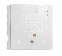 ZWEquipint Thermostat intelligent WiFi pour application Tuya, contrôleur de température numérique programmable 5+2/6+1/7 jours, pour commande vocale Alexa, régulateur de chauffage à économie d'énergie