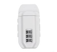 ZWEquipint Verrou de porte d'armoire avec code à combinaison, loquet de tiroir et de réfrigérateur en plastique ABS pour la maison, le bureau et les armoires à chaussures, blanc