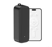 ZWEquipint ZIGBEE Télécommande IR, émetteur infrarouge activé par la voix pour Smart Home, pour ventilateur de climatisation TV, extension de signal sans fil avec fonction d'apprentissage, noir