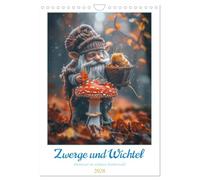 Zwerge und Wichtel (Wandkalender 2026 DIN A4 hoch), CALVENDO Monatskalender: Zwerge und Wichtel, ist eine bezaubernder Kalender, der die Leser in die ... Welt kleiner, aber mutiger Wesen entführt.