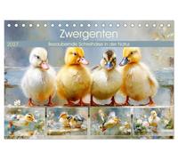 Zwergenten. Bezaubernde Schreihälse in der Natur (Tischkalender 2027 DIN A5 quer), CALVENDO Monatskalender: Malerische Bilder von zauberhaften Zwergenten erfreuen das Herz