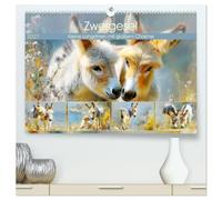 Zwergesel. Kleine Langohren mit großem Charme (hochwertiger Premium Wandkalender 2027 DIN A2 quer), Kunstdruck in Hochglanz: Niedliche Zwergesel in sanften und malerischen Darstellungen