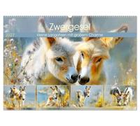 Zwergesel. Kleine Langohren mit großem Charme (Wandkalender 2027 DIN A2 quer), CALVENDO Monatskalender: Niedliche Zwergesel in sanften und malerischen Darstellungen