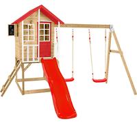 Zwerkules Lolla 3 Maison d'enfants sur pilotis avec toboggan et balançoire en bois