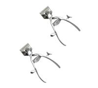 Zwfjcmsa Lot de 2 ciseaux de toilettage manuels professionnels pour animaux de compagnie - Outil de coiffure silencieux pour