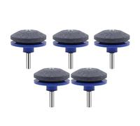 Zwfjcmsa Lot de 5 aiguiseurs émoussés pour tondeuses à gazon, aiguiseur universel, bleu