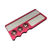 Zwfjcmsa Outil de pointe, outil professionnel de bord de piscine et racloir plat, outil de moulage et d'abrasion, accessoire de pointe de queue de billard carambole, rouge