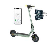 Scooter Électrique Zwheel ZFox Max Street Hunter Moteur 400W - Approuvé DGT - Vitesse jusqu'à 25Km/h - Autonomie jusqu'à 50km - 3 Modes de Conduite - Charge Maximale 100kg - Roues 10