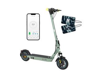 ZWHEEL ZFOX MAX Street Hunter | Trottinette Électrique pour Adultes Homologuée DGT - 800W MAX, 50 km d'Autonomie, Résistance à l'Eau IP54, Roues 10" (pouces) - Clé NFC, Clignotants, Double Suspension,