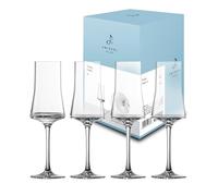 ZWIESE Lot de 4 verres à grappa Echo (lot de 4) - Verres à liqueur modernes avec pied pour grappa, verres en cristal Tritan lavables au lave-vaisselle - Fabriqués en Allemagne (n° d'article 123386)