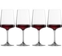 Zwiesel Glas Allround Echo Lot de 4 verres à vin modernes avec plaque de base spéciale, verres en cristal Tritan lavables au lave-vaisselle, fabriqués en Allemagne (n° d'article 123381)