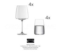 Zwiesel Glas - Sens Vifs - Ensemble De 8 Verres Pour 4 Personnes - Revendeur