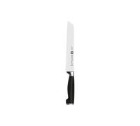ZWILLING Couteau à Pain, Lame : 20 cm, Acier Formule Spéciale, série Twin Four Star II