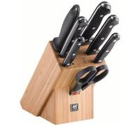 ZWILLING Bloc de couteaux Twin Chef 2 (8 pièces) Acier inoxydable Noir 28×12×32 cm