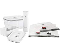 Zwilling 36814-107 Fresh & Save Lot de 7 machines à sceller sous vide, récipient en verre et boîte à lunch inclus, pompe à vide, verre hermétique, résistant à la chaleur, récipient