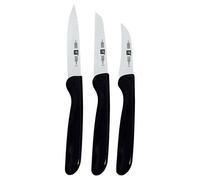 ZWILLING Set de Couteaux (3 pièces), Acier Inoxydable, série Twin Grip, Noir