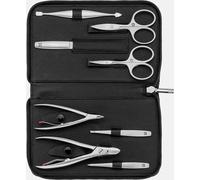 Zwilling 8 Piece Manicure Set Complete Nail Care Pedicure Genuine Leather Zip