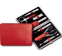Zwilling - 97093 - 002 - 0 - Manicure Twinox - Trousse Manucure, 7 Pcs. Cuir Rouge